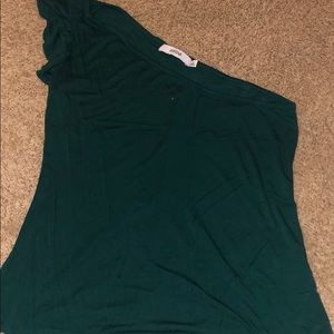 One shoulder just fab top